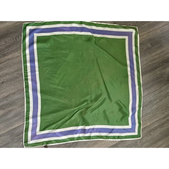 Vtg. Scarf Square Geometric 30” Mod Retro Career Multi-functional Deco - Picture 7 of 7